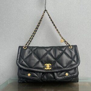 Chanel Double Pocket Hobo